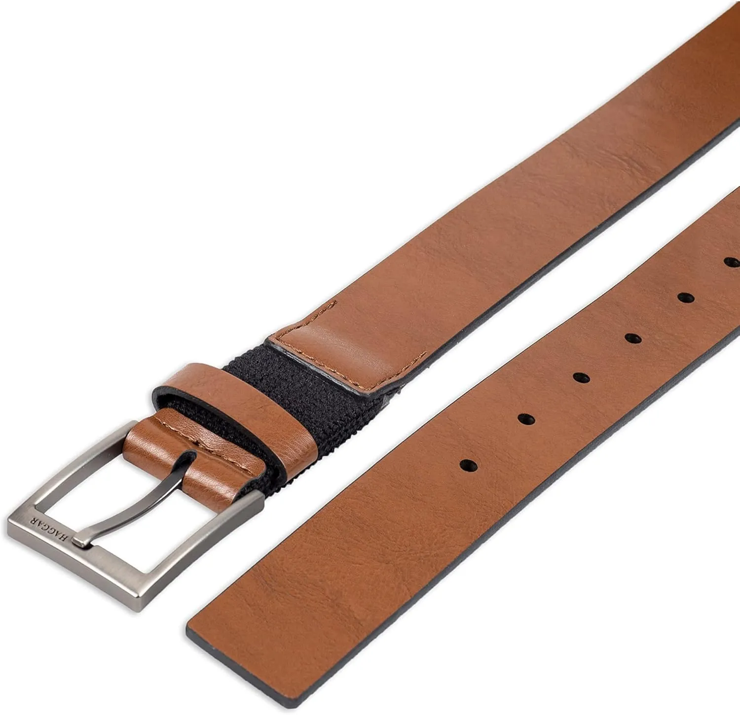 Haggar Men's Essential Belt-Dress and Casual