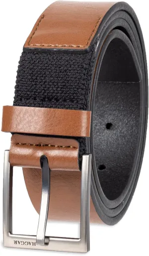 Haggar Men's Essential Belt-Dress and Casual