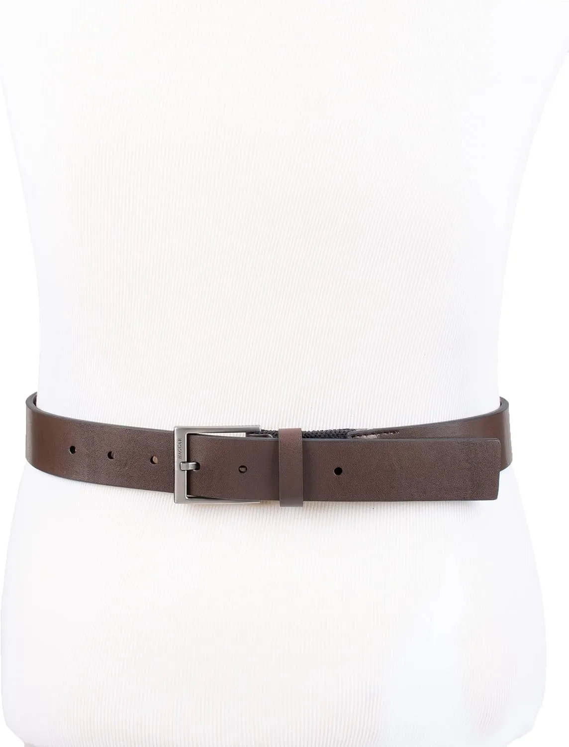 Haggar Men's Essential Belt-Dress and Casual