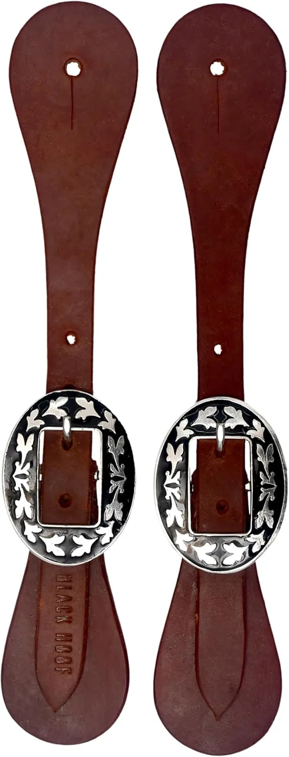 Handcrafted Harness Browband Headstall with Engraved Steel Designer Buckle