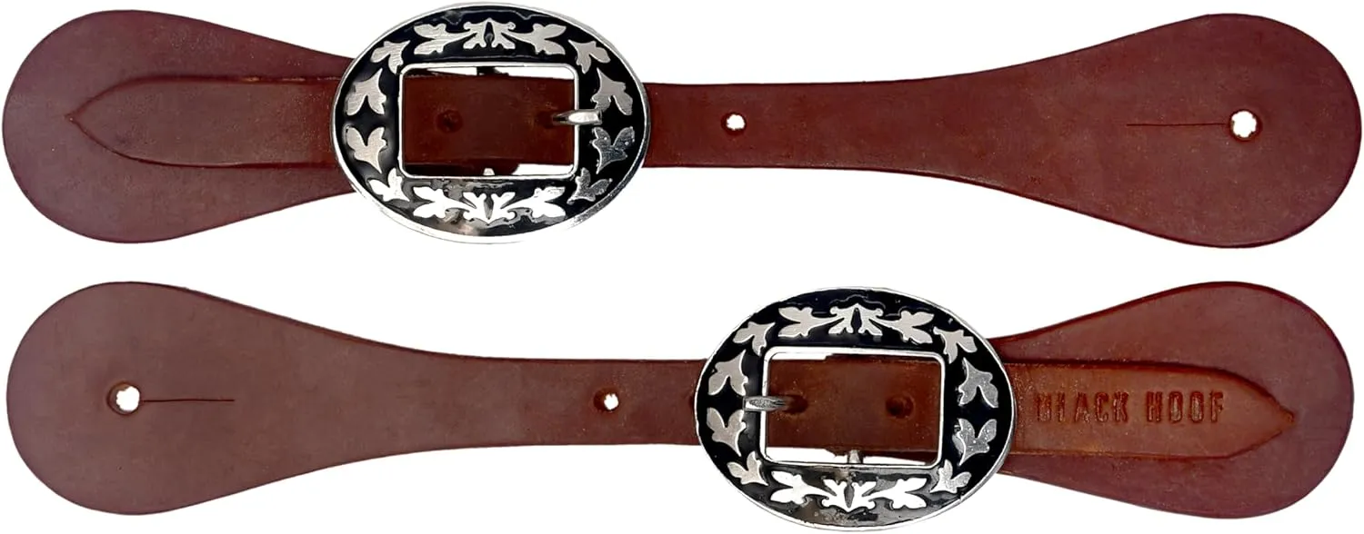 Handcrafted Harness Browband Headstall with Engraved Steel Designer Buckle
