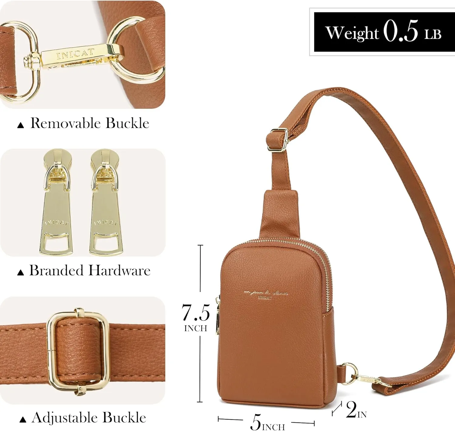 Haytijoe Small Crossbody Sling Bag for Women Travel Purses Anti Theft Cross Body Bag for Woman Fanny Packs