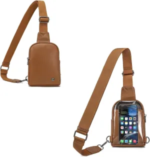 Haytijoe Touchscreen Sling Bag for Women Travel Crossbody Cell Phone Purse Anti Theft Cross Body Bag for Woman