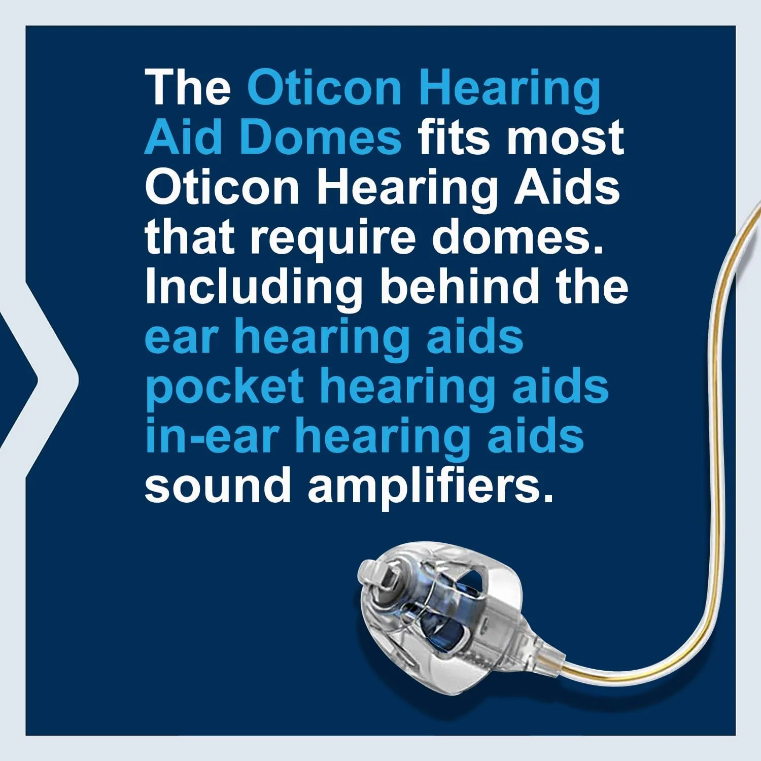 Hearing Aid Domes for Oticon Replacements, Oticon Minifit Open Vent Bass Domes (6 mm/3 Packs）, Universal Domes for Oticon Hearing Aid Supplies.