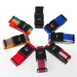 Heavy Duty Luggage Suitcase Strap Travel Secure Lock Random Delivery