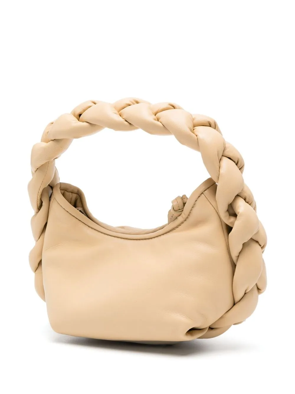 Hereu Espiga Mini Braided Handle Leather Handbag