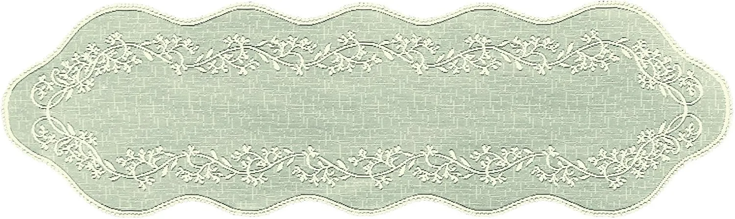 Heritage Lace Sheer Divine 14x72 Runner, Ecru