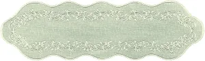 Heritage Lace Sheer Divine 14x72 Runner, Ecru