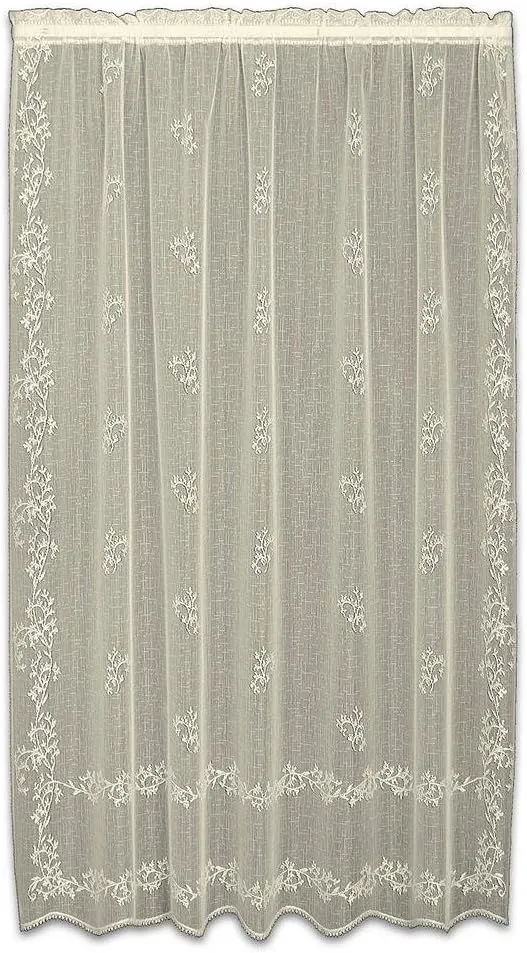 Heritage Lace Sheer Divine 60-inch by 96-inch Panel, Ecru
