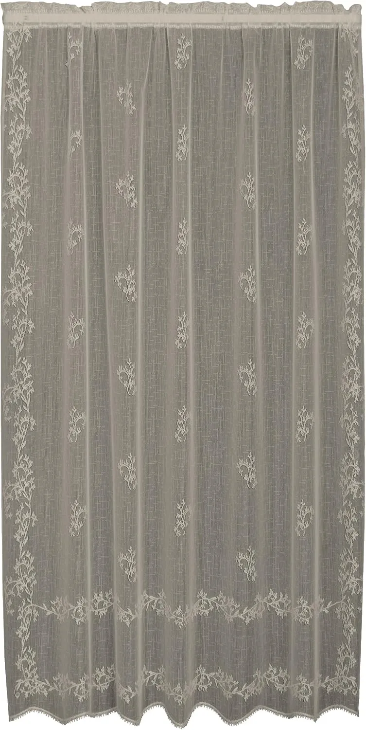 Heritage Lace Sheer Divine Panel, 60 by 96-Inch, Flax