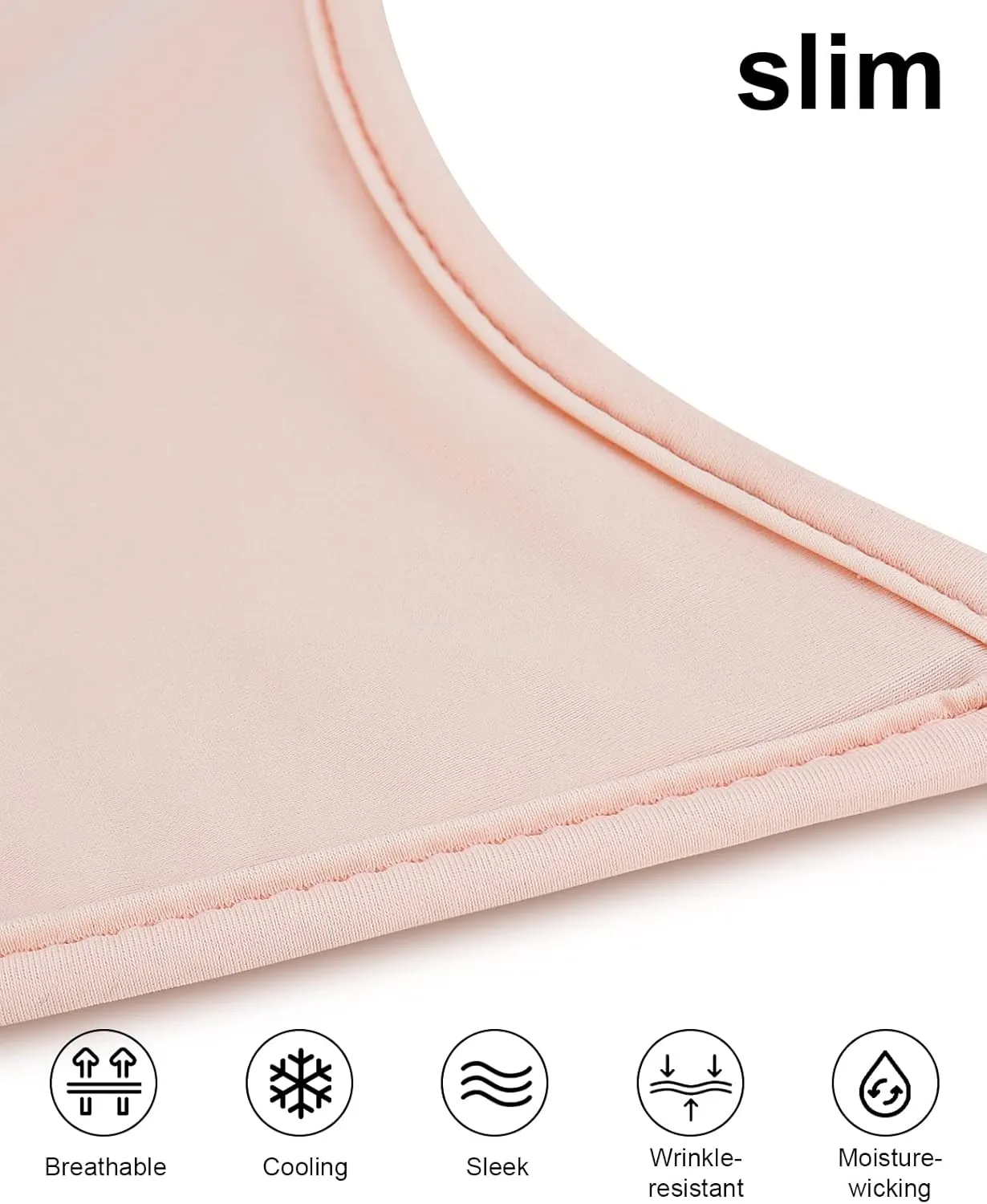Hidden Wallet, Travel Hidden Wallet Under Clothes, Undergarment Crossbody Secert Body Pouch for Passport Money & Valuables, (Pink)