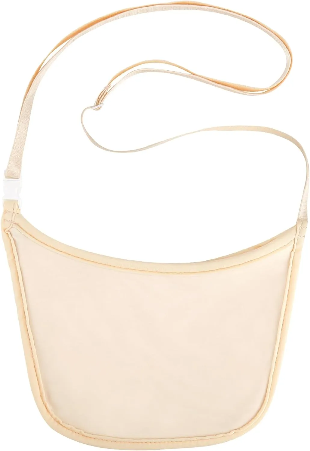 Hidden Wallet Travel Hidden Wallet Under Clothes Undergarment Crossbody Secert Body Pouch for Passport Money & Valuables(Fleshcolor)