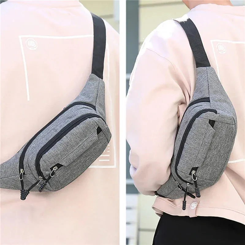 Hip Belly Banana Bum Chest Belt For Men Women Waist Bag Male Female Fanny Pack Pouch Purse Kidney Row Bumbag