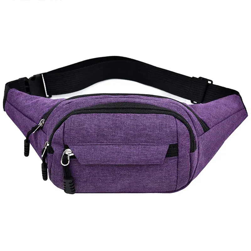 Hip Belly Banana Bum Chest Belt For Men Women Waist Bag Male Female Fanny Pack Pouch Purse Kidney Row Bumbag