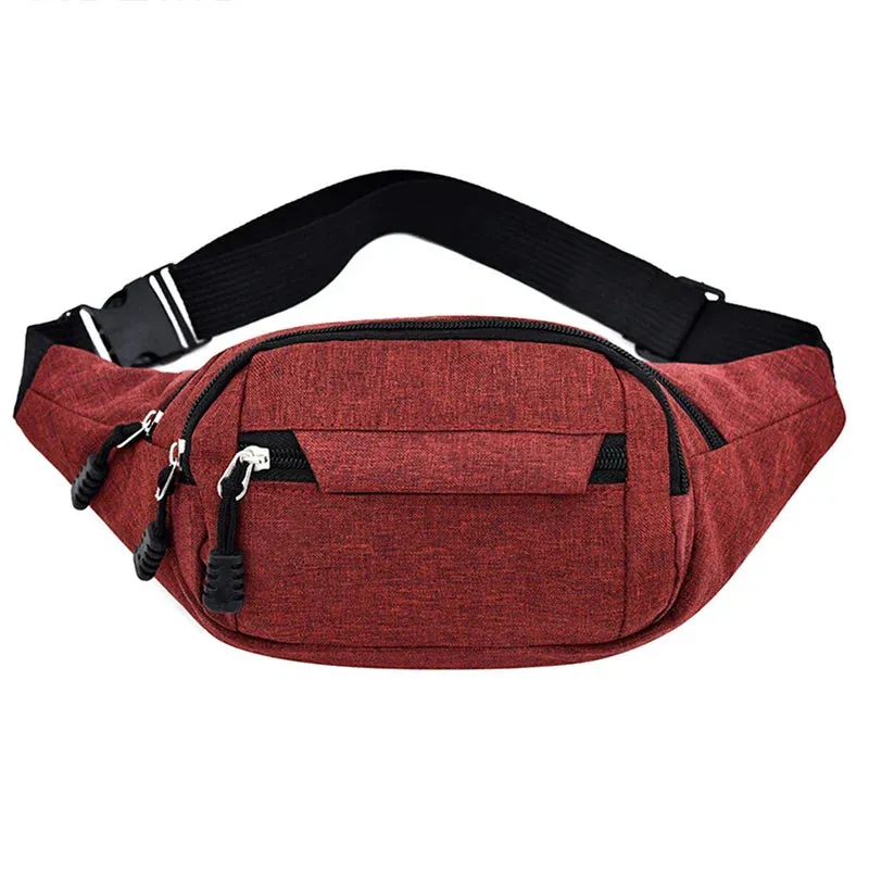 Hip Belly Banana Bum Chest Belt For Men Women Waist Bag Male Female Fanny Pack Pouch Purse Kidney Row Bumbag
