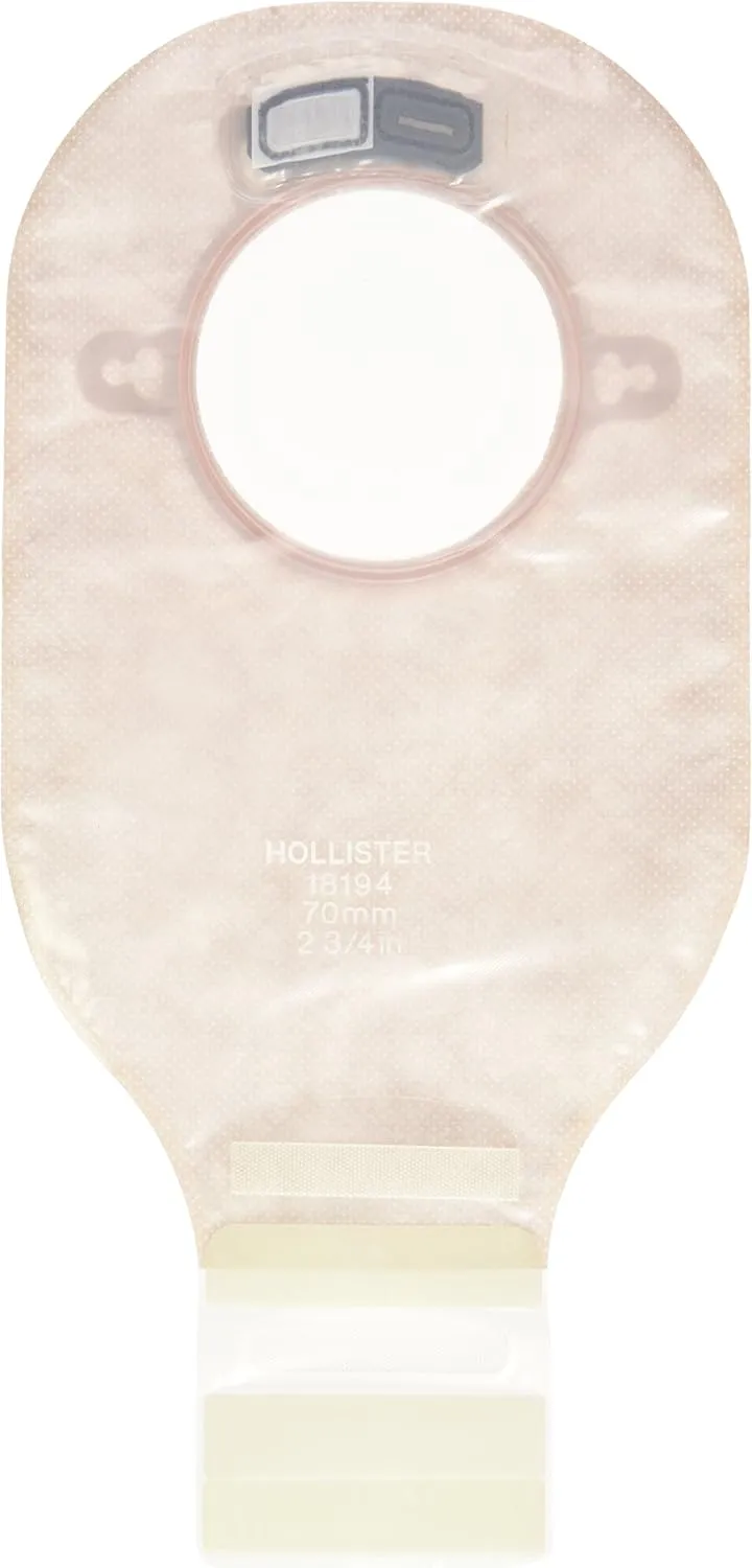 Hollister Rel18194 New Image Drainable Colostomy Pouch, 12", 10Count