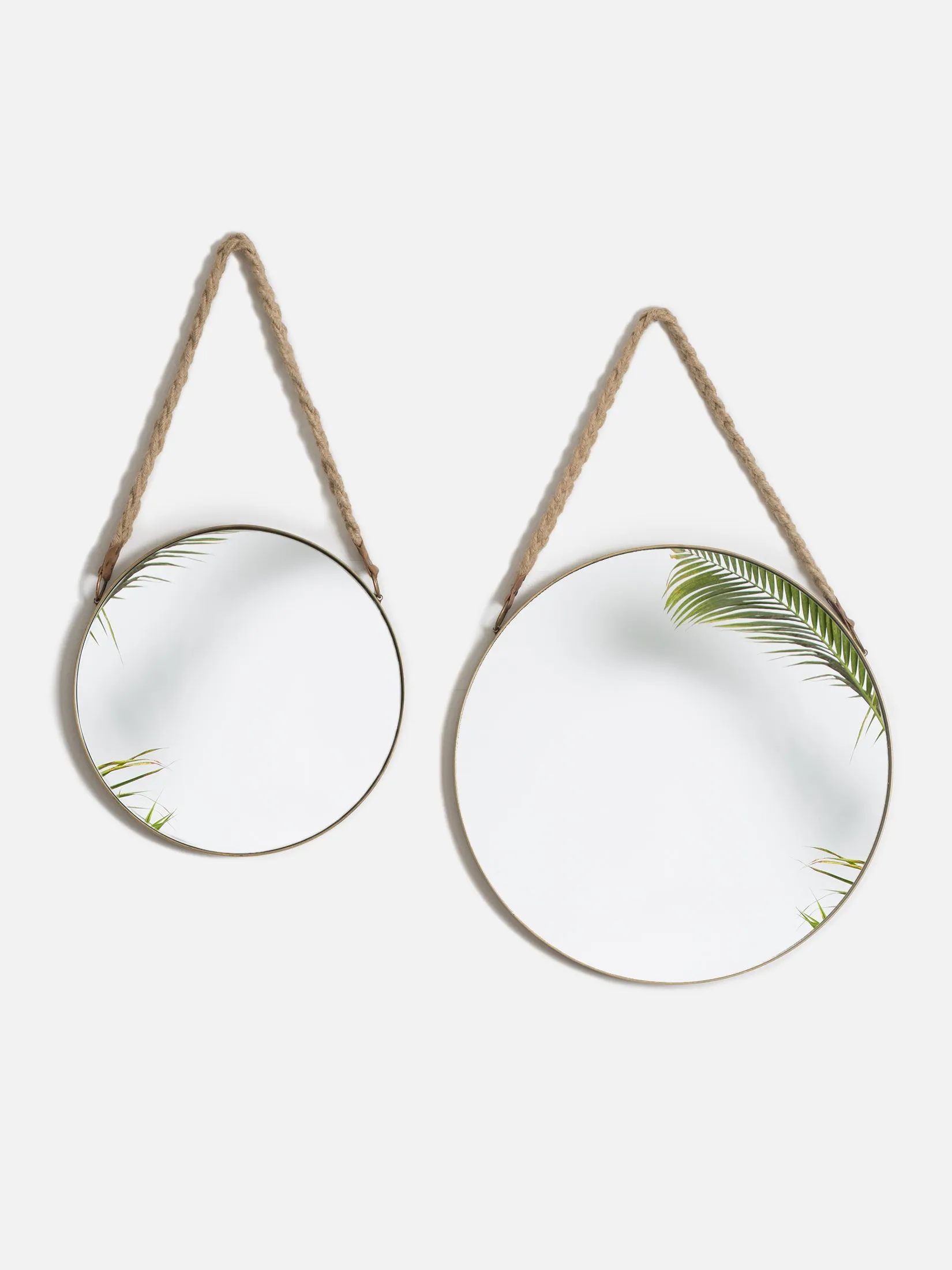 Holly Mirror - Jute