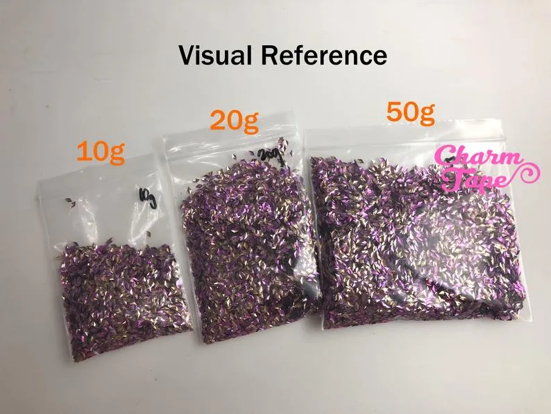 Holographic Playboy Bunny Loose glitters, rabbit glitter 6mm UV resin, nail gel, acrylic nail, nail polish glitter, nail stamping
