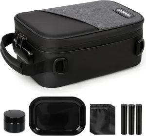 HOMEAL Smell Proof Bag with Combination Lock - Smell Proof Stash Box for Storage and Travel - Gift for Men/Women