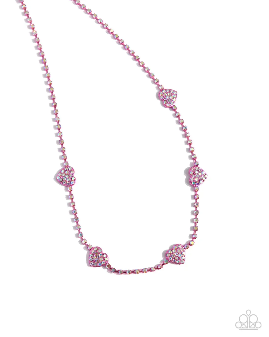 Homecoming Hearts - Pink ♥ Necklace