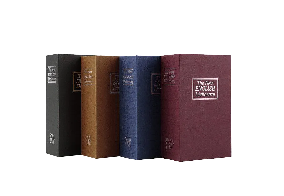 Homesafe BookSafe English Dictionary Lock Safe Small