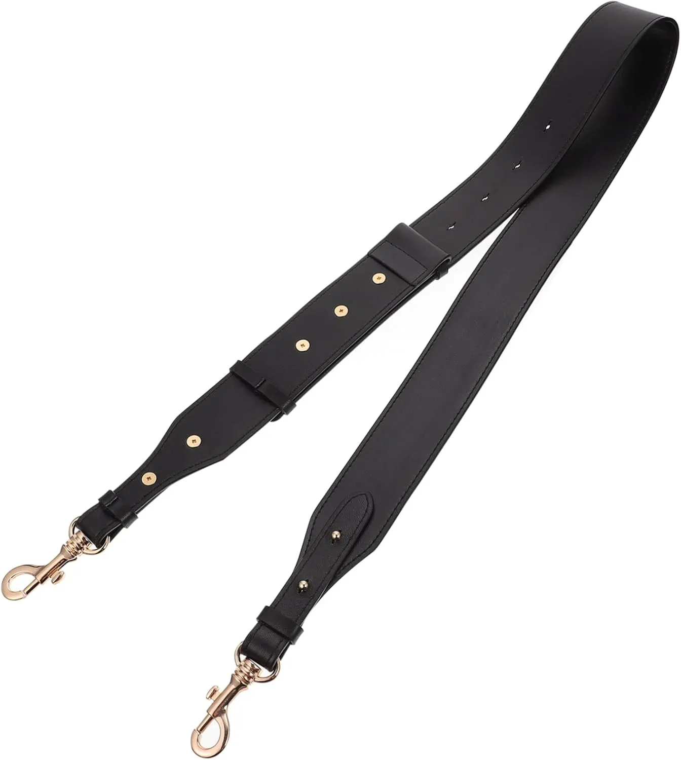 Homoyoyo 1pc Adjustable Wide Shoulder Strap for Crossbody Bags All Match Handbag Replacement Belt Detachable Fashion Accessory for DIY Bag Elegant Cowhide Design