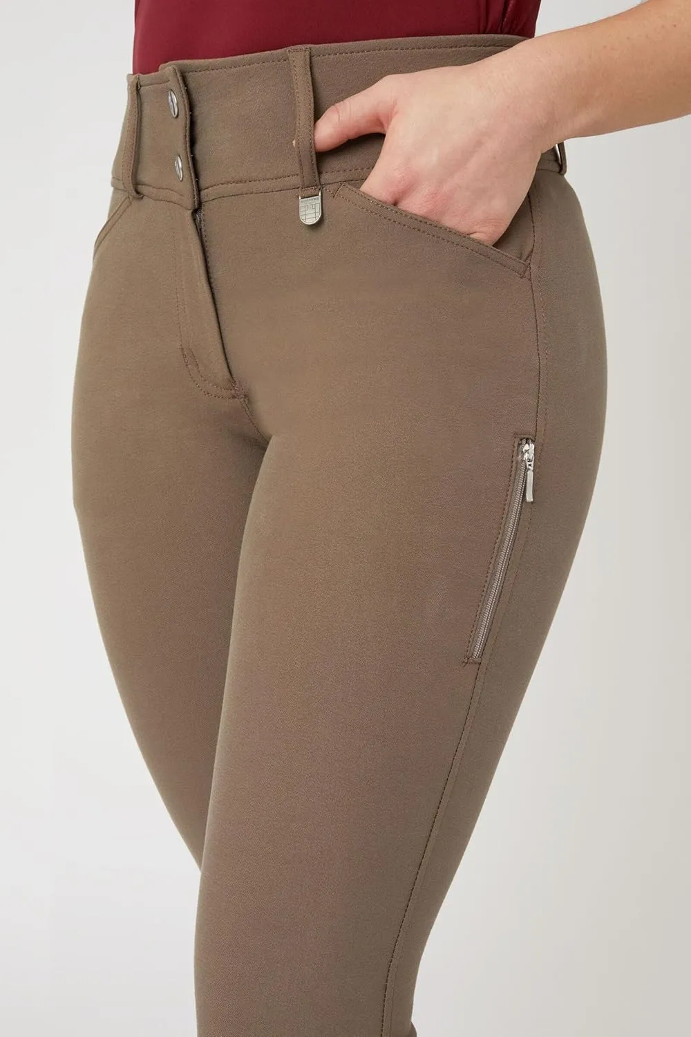 HORZE Grand Prix Pro Womens High Waist Full Seat Breeches
