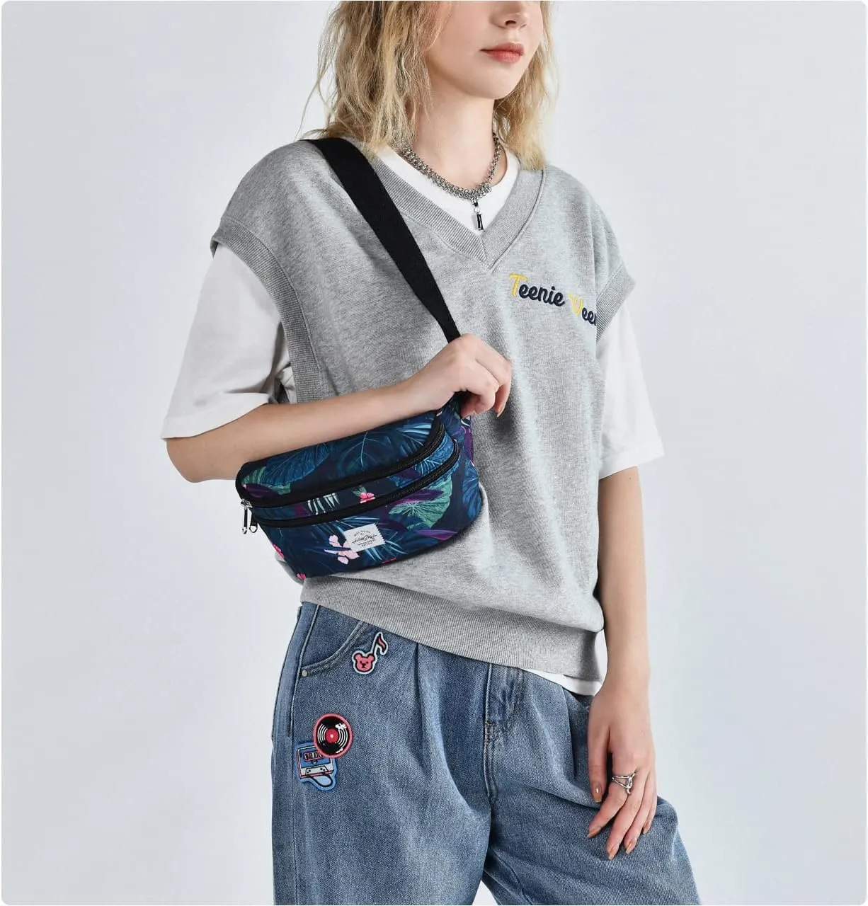 HotStyle 521s Fashion Fanny Pack Small Hiking Waist Bag, 8.0"x2.5"x4.3"