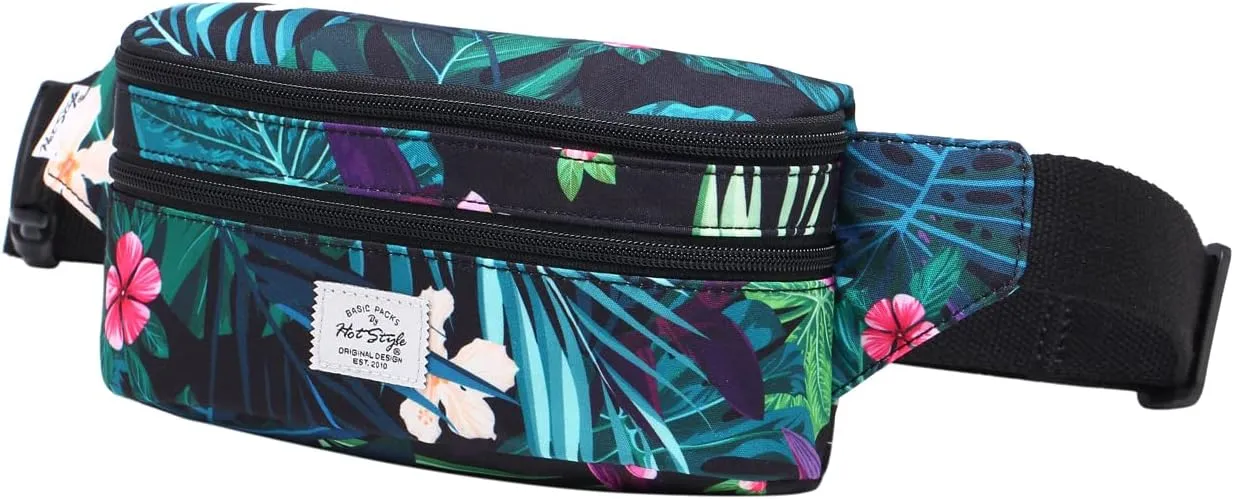 HotStyle 521s Fashion Fanny Pack Small Hiking Waist Bag, 8.0"x2.5"x4.3"