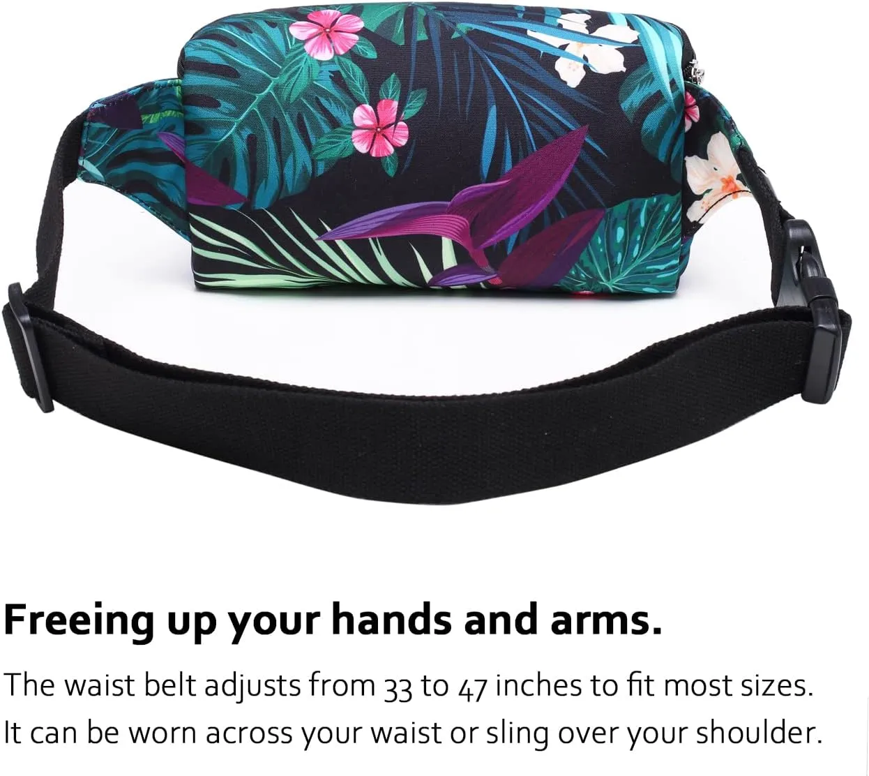 HotStyle 521s Fashion Fanny Pack Small Hiking Waist Bag, 8.0"x2.5"x4.3"