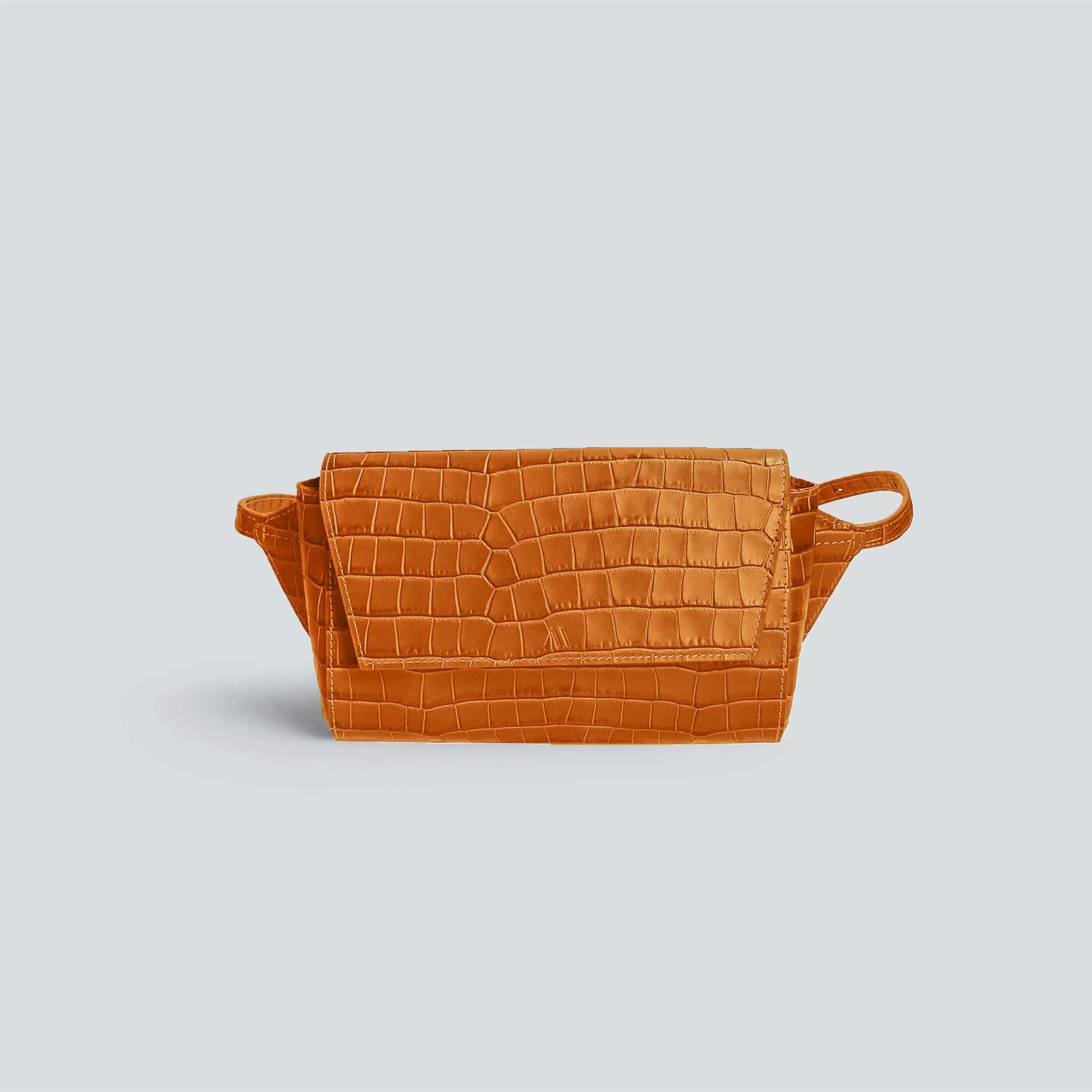 Ikon Belt Bag - croco toffee brown