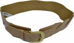INC International Concepts women Braided Stretch Belt Tan Large X-Large