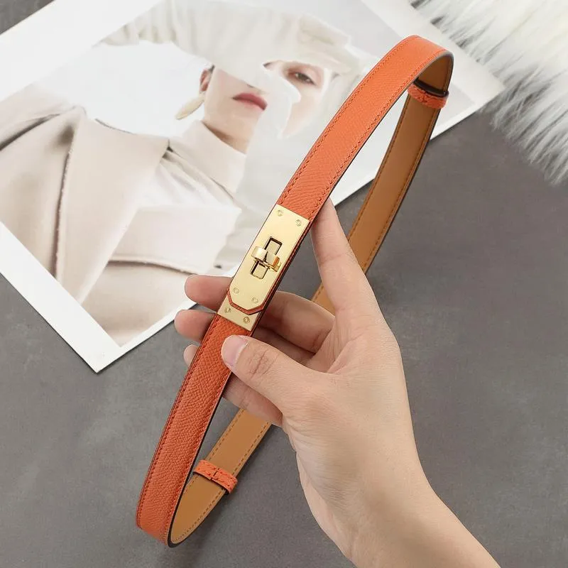 Inspired Epsom Kelli Belt Golden Hardware