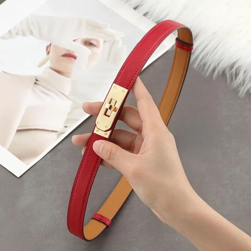 Inspired Epsom Kelli Belt Golden Hardware