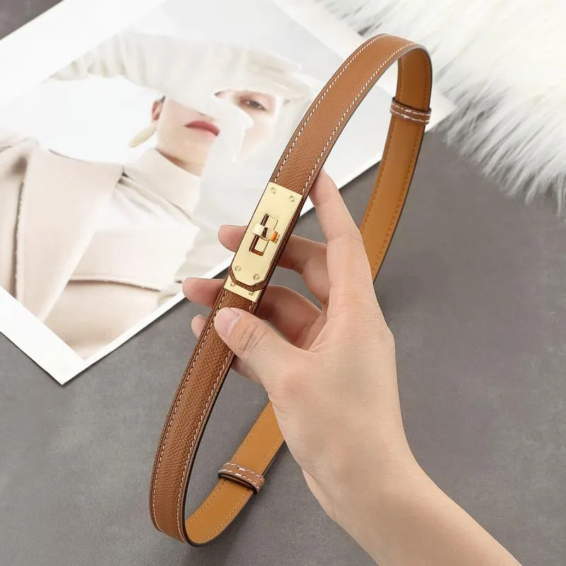 Inspired Epsom Kelli Belt Golden Hardware