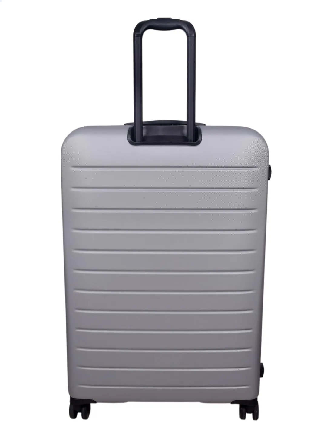 it luggage Legion Silver Grey- Large -80 cms Expandable Hardsided 8 Wheel Trolley Luggage with TSA Lock