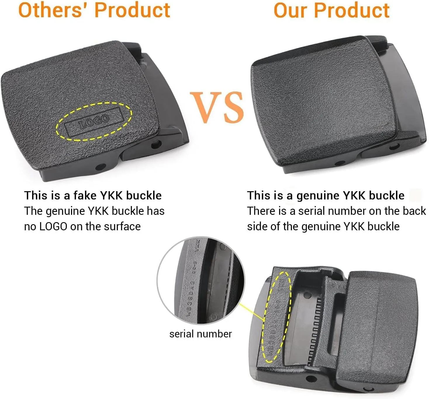 JASGOOD Travel Security Money Belt with Hidden Money Pocket - Cashsafe Anti-Theft Wallet Unisex Nickel free Nylon Belt