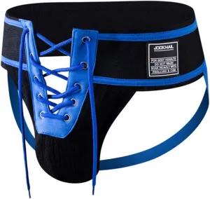 JOCKMAIL Men's Briefs Jock Strap Athletic Supporter Wide Belt Comfortable Men Sport Underwear Briefs for Gym Sport