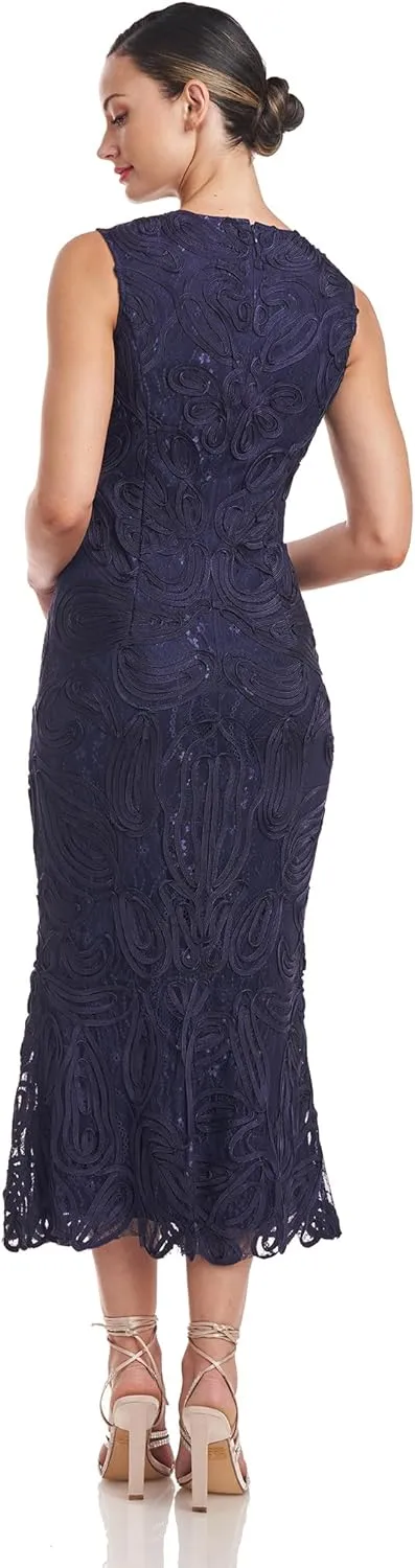 JS Collections Women's Meli Soutache Tea Length Dress