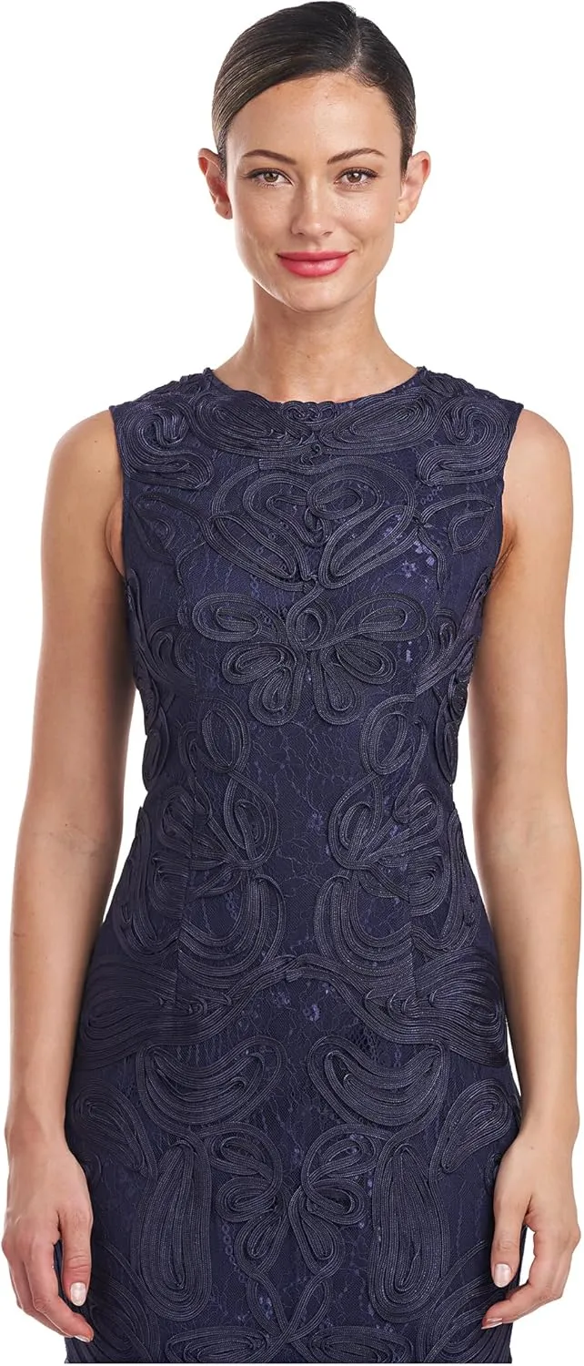 JS Collections Women's Meli Soutache Tea Length Dress