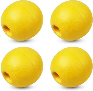 JSHANMEI Rope Floats Marine Buoys Floats, 4pcs Deep Water Floats Fishing Marker Buoys Crab Trap Floats Buoys for Boats Swimming Pool Kayak Crabbing Trail Dock Ski Anchor
