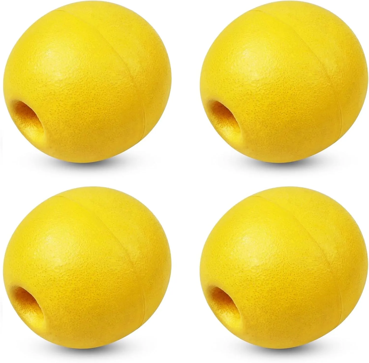 JSHANMEI Rope Floats Marine Buoys Floats, 4pcs Deep Water Floats Fishing Marker Buoys Crab Trap Floats Buoys for Boats Swimming Pool Kayak Crabbing Trail Dock Ski Anchor