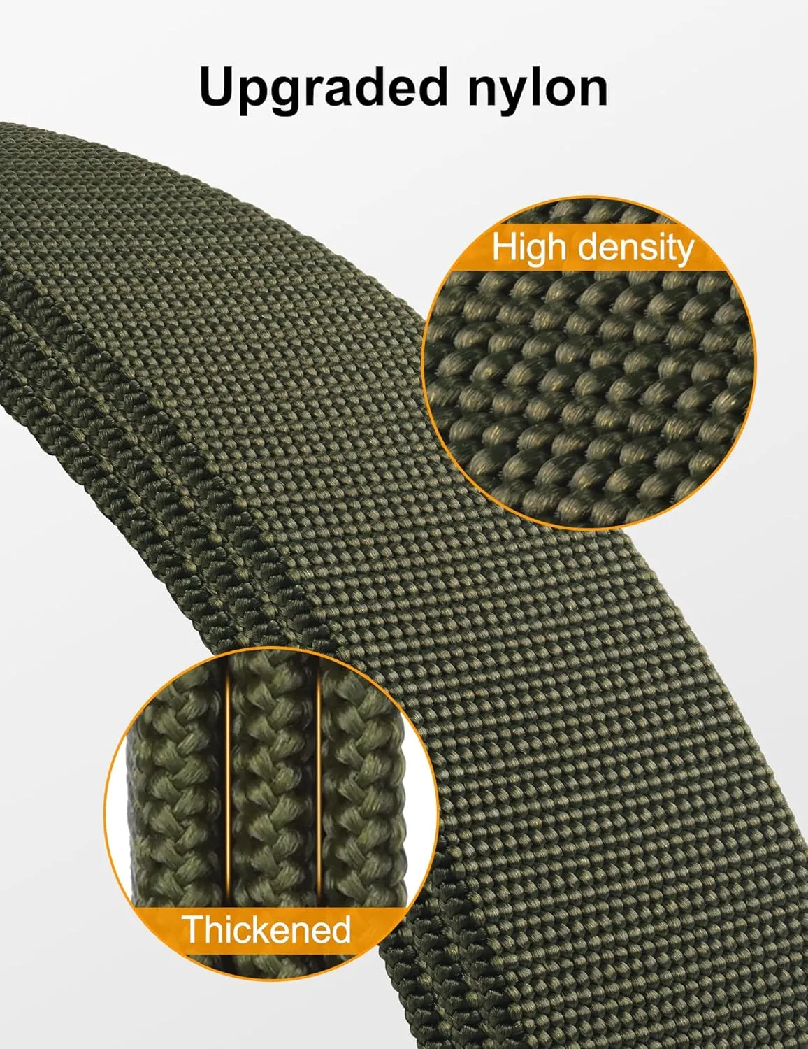 JUKMO Men's Tactical Belt with Lock, Military Work 1.5" Stretch Nylon Web Quick Release Belt with Heavy Duty Seatbelt Buckle