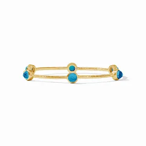 Julie Vos Milano Luxe Bangle London Blue Small