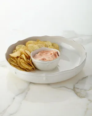Juliska Berry & Thread Chip and Dip - Whitewash