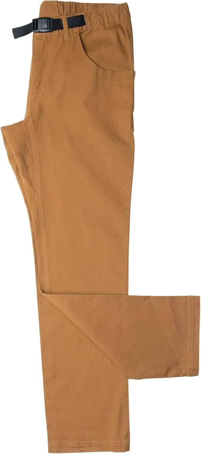 KAVU Chilliwack Flex Pant Hiking Pants, Elastic Waistband Built-in Belt