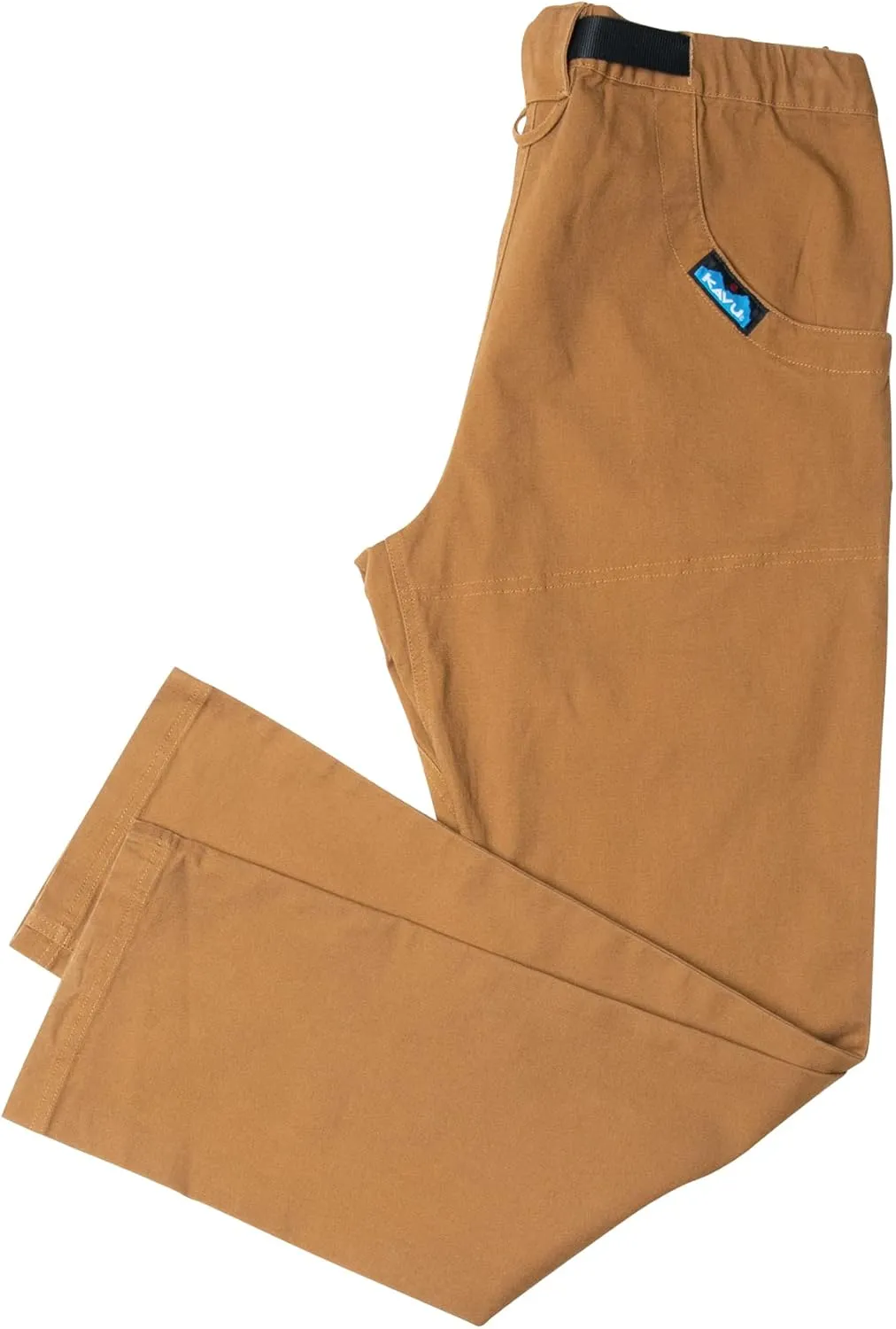 KAVU Chilliwack Flex Pant Hiking Pants, Elastic Waistband Built-in Belt