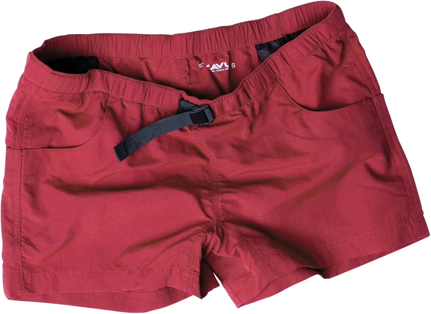 KAVU Elle Quick Dry Shorts with Mesh Pockets, Elastic Waistband, Belt