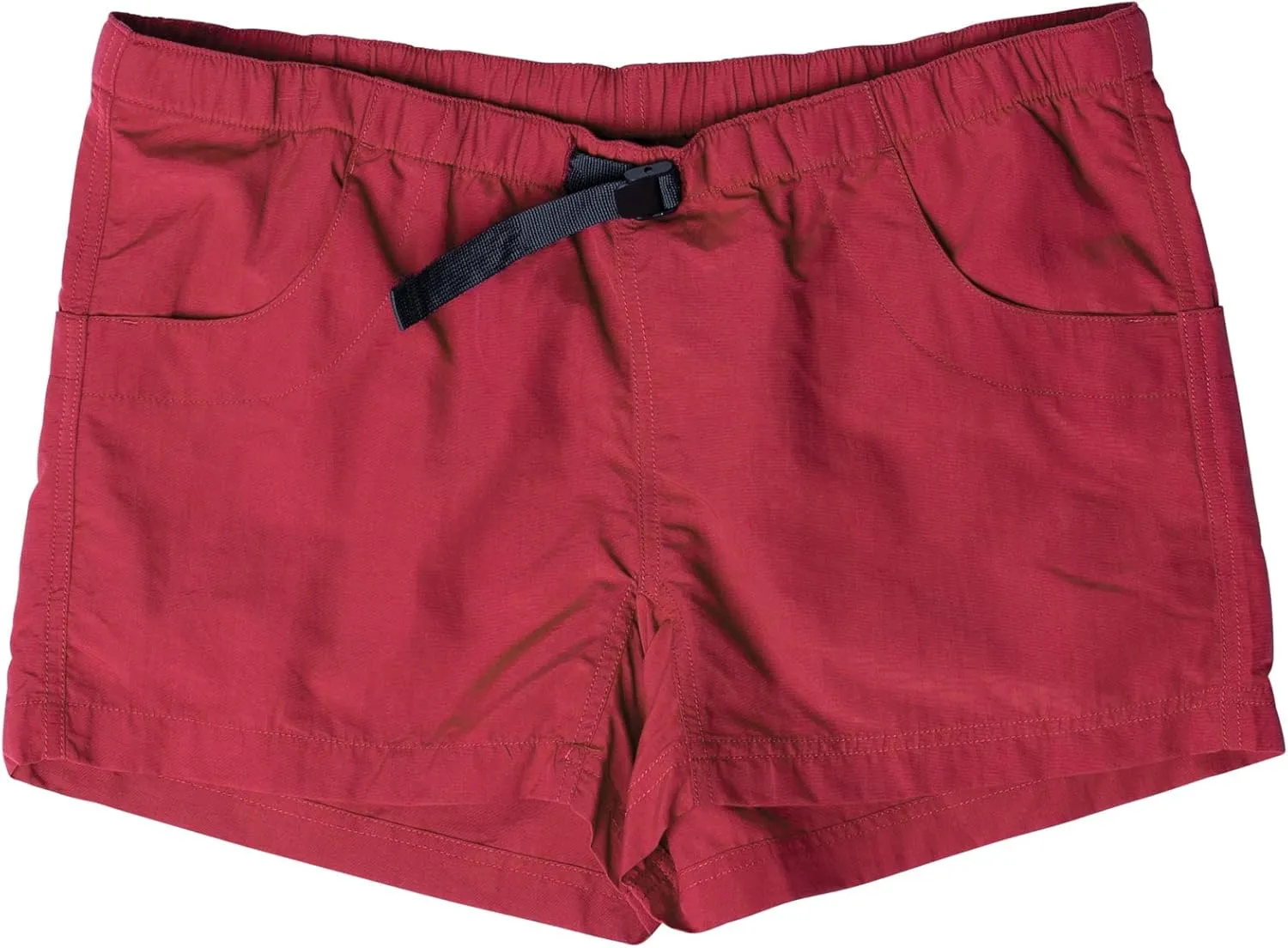 KAVU Elle Quick Dry Shorts with Mesh Pockets, Elastic Waistband, Belt