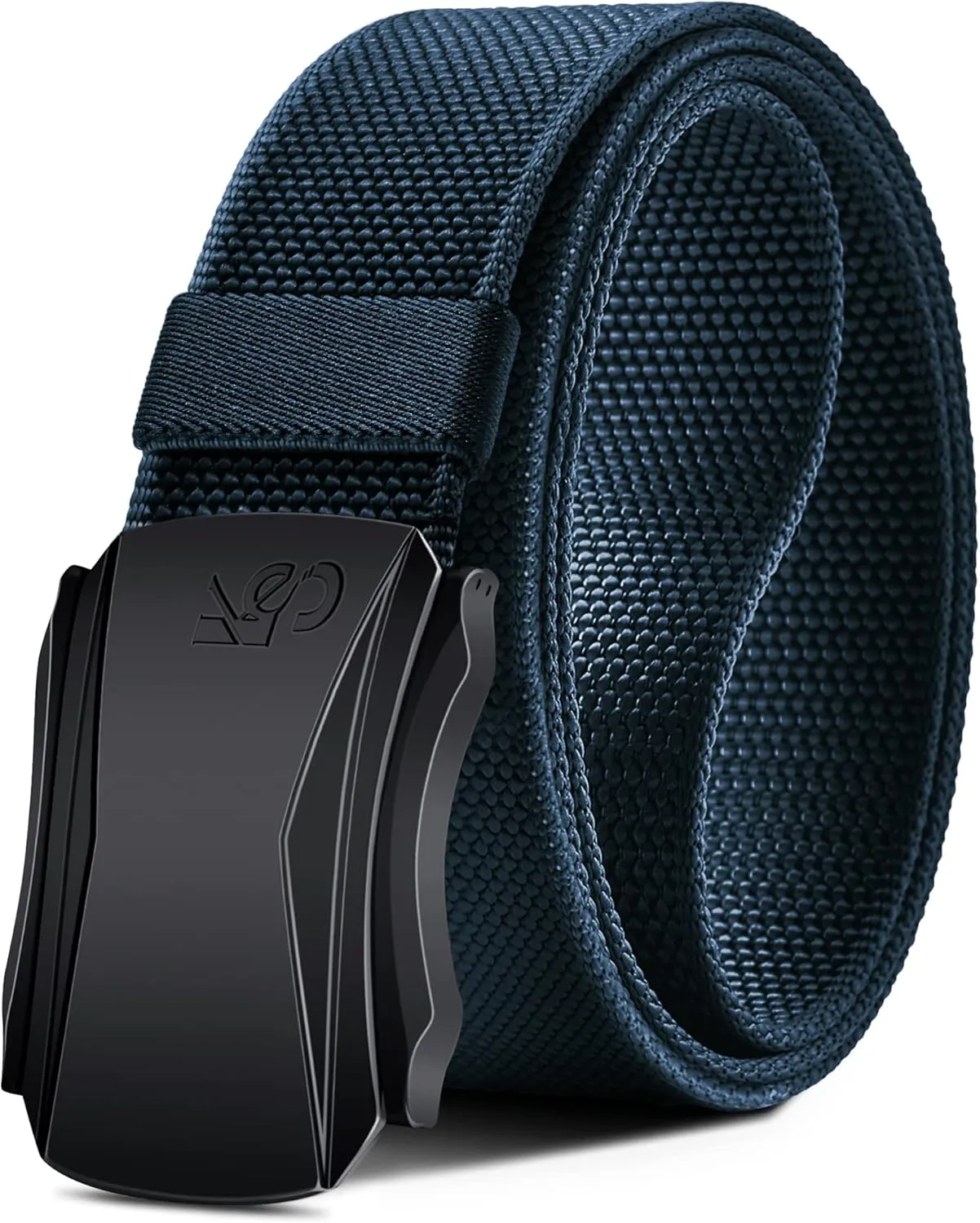 KEMISANT Mens Belt, Military Tactical Stretch Web Nylon Belt For Gift Men Hiking Hunting 1.5",Cut For Fit